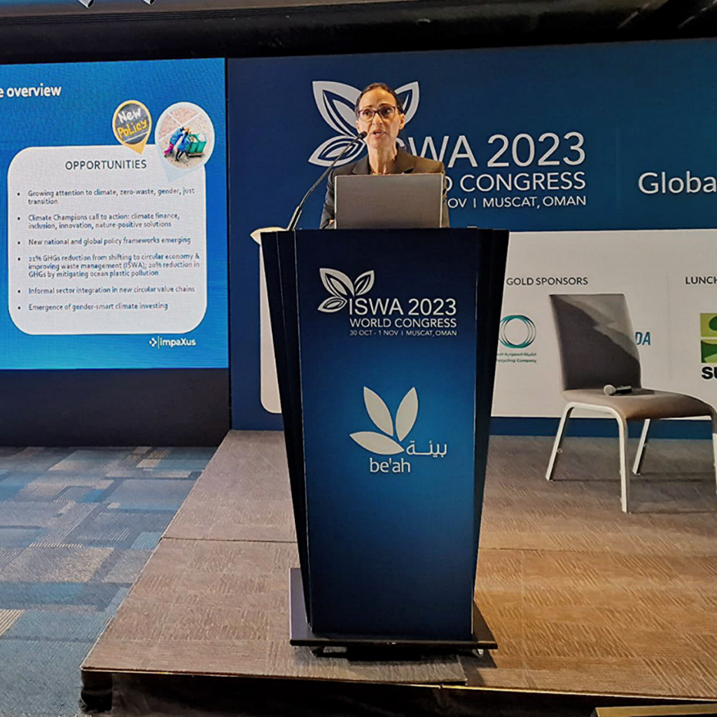 Accelerated the economic empowerment and positive environmental impact of women entrepreneurs, professionals, and informal workers in the waste management sector by developing practical tools and resources.